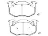 剎車(chē)片 Brake Pad Set:77 01 203 668